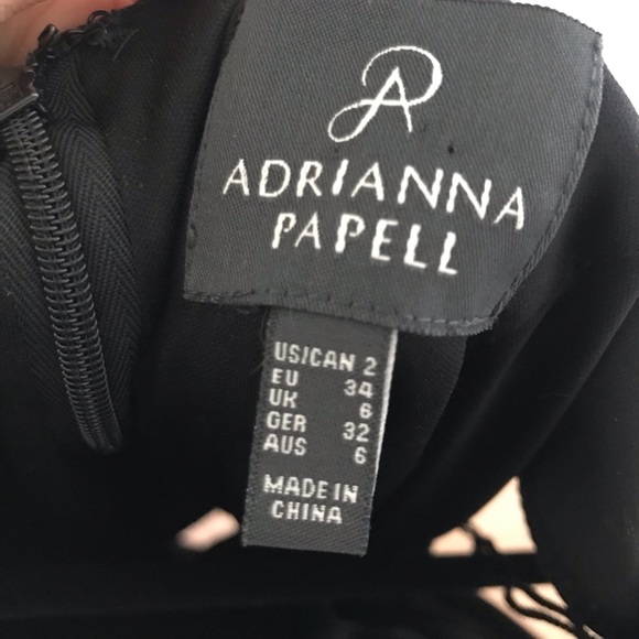 Black ruffle midi dress - Picture 3 of 4